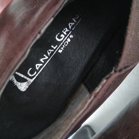 Canal Grande Made In Italy Multicolor Oxford Western Leather Heeled Bootie 36 - Picture 9 of 12